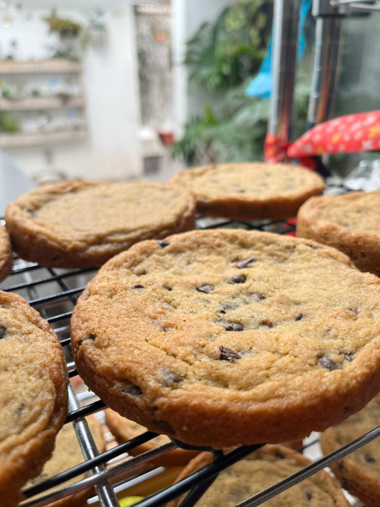 Galleta de masa madre con chispas de chocolate semiamargo